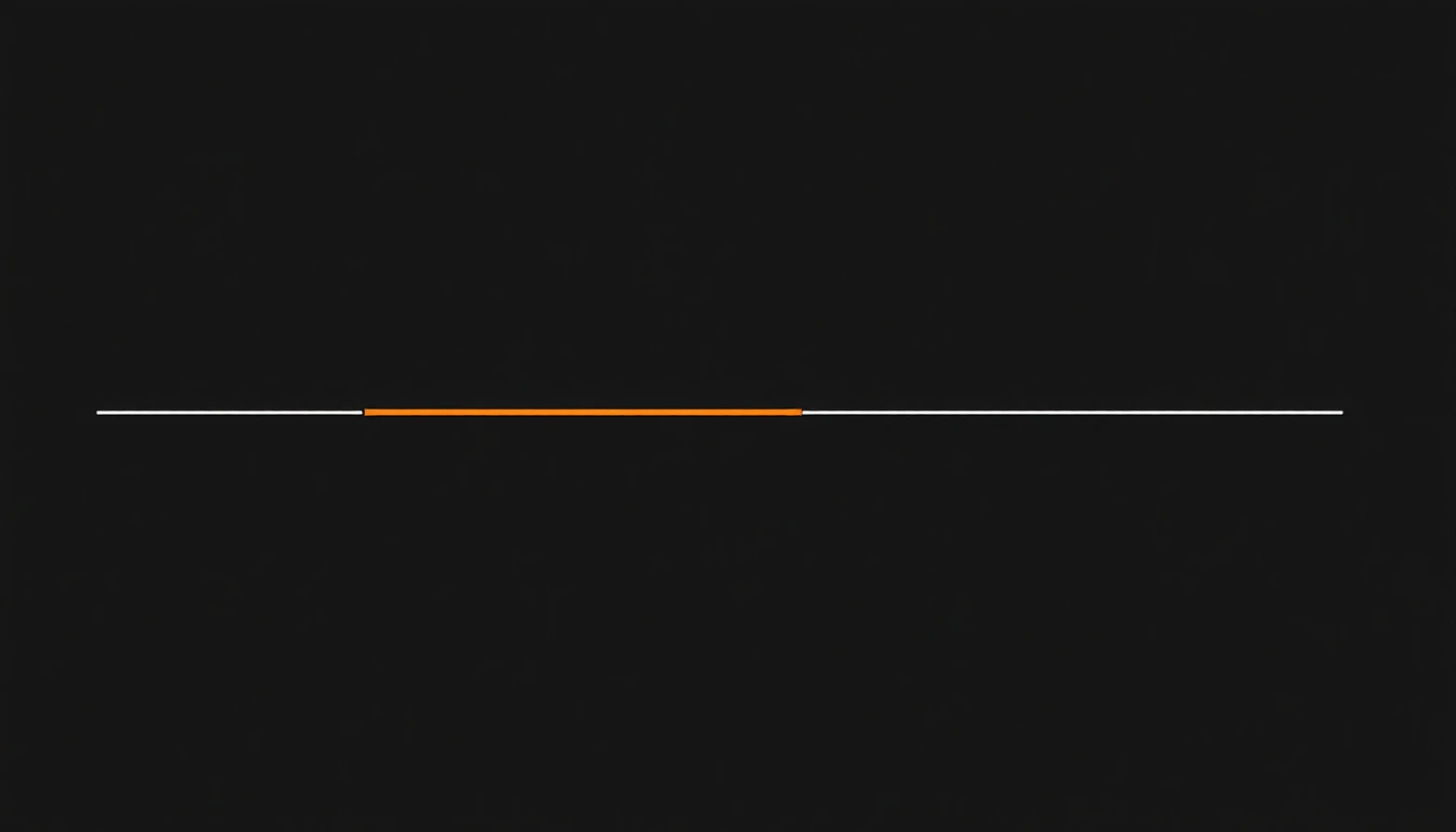 A single thin horizontal line with its middle section drawn in burnt orange, marking the revision boundary that splits MCP into two incompatible eras
